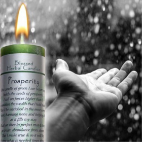 Coventry Creations Prosperity Blessed Herbal Candle