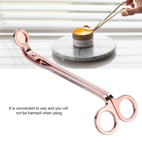 FAGINEY 1Pcs Fashion Plating Stainless Steel Candle Heart Clip Wick Trimmer Scissors Tool, Candle Heart Clip, Stainless Steel Candle Scissors