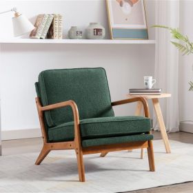 Wood Frame Armchair, Modern Chair Lounge Chair for Living Room