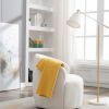 Teddy Fabric Swivel Armchair Barrel Chair With Black Powder Coating Metal Ring,Ivory White