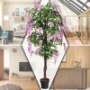 6-Feet Artificial Wisteria Silk Indoor-Outdoor Tree