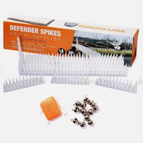 Anti Bird Spikes Repellent Pigeon Fence Kit Deterrent Spikes For Small Animal (Option: Clear)