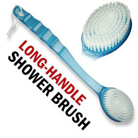 Back Body Shower BrushLong Handle Exfoliating Skin Spa Bath Soft Scrubber Clean (Option: Shower Back Brush)