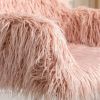 Modern Faux fur home office chair, fluffy chair for girls, makeup vanity Chair