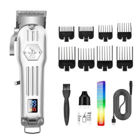 Professional Hair Clippers Cordless Trimmer Beard Cutting Machine Barber Best Gift (Option: Hair Clippers)